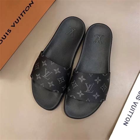 louis vuitton slides men|10.0 in Shoes for Men .